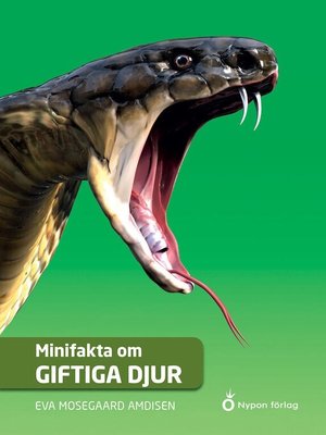 cover image of Minifakta om giftiga djur